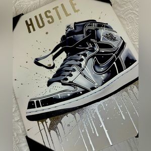 Nike Air Jordan Art Canvas Print